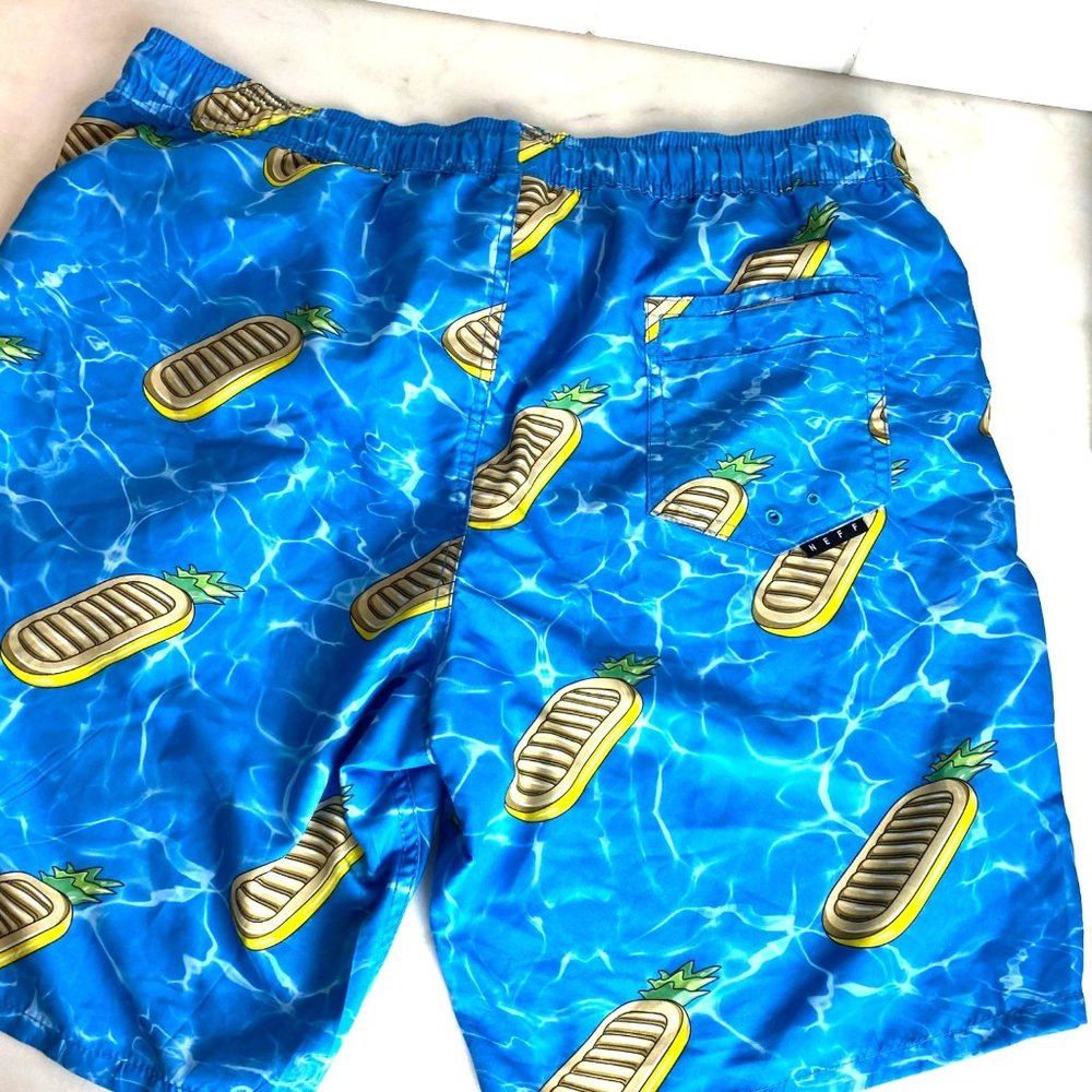 Neff Swim Trunks Pineapple Float Waves Swimwear, … - image 2